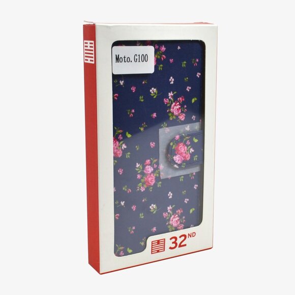 Moto G100 Floral Wallet Phone Case - Picture 3 of 3